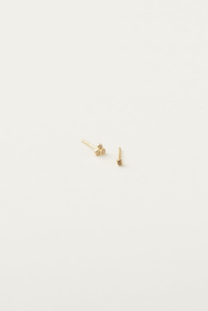 STUDIO LOMA - FAITH earring with white diamond