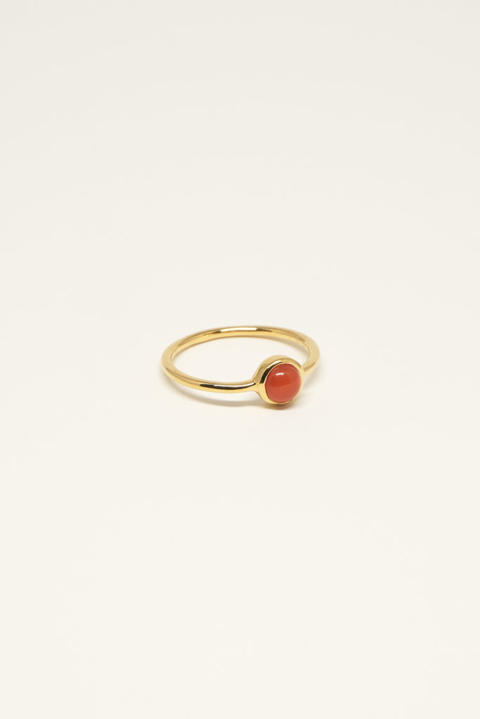 STUDIO LOMA - ABBIE ring with red Onyx
