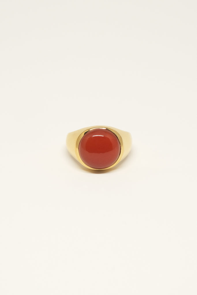 STUDIO LOMA - AISHA ring, with red Onyx